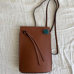 Loewe Brown Crossbody Bag with Strap